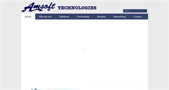 Desktop Screenshot of amsofttechno.com
